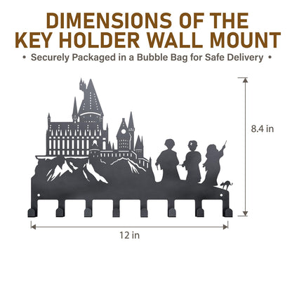 LALALANHOME Magic Castle Silhouette Key Holder