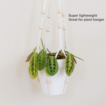 Youngever 7 Pack 6.5 Inch Plastic Planters, Indoor Flower Plant Pots, Classic Decorative Gardening Pot with Drainage(White no Saucers)