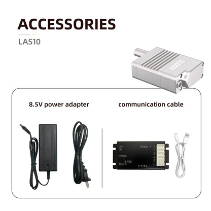 INSPIRE ROBOTS LAS High Precision Micro Linear Servo Actuator,Stroke 10mm,Force 7.9lbs(35N), Drive&Control Integrated| for Robotics,Industrial Automation,Biomedical Instrument,Education|LAS10-081D