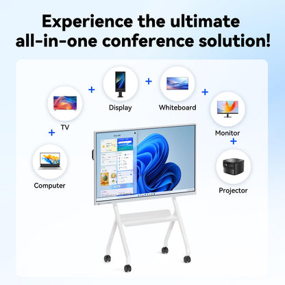 70 Inch 4k Smart Board Touch Screen Interactive whiteboard,40 Point Touch Digital whiteboard, Interactive whiteboard Display & Smart Board for Classroom and Office use,