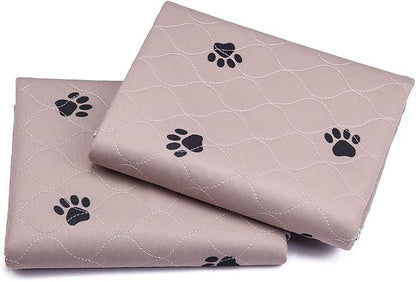 Washable Dog Pee Pads with Puppy Grooming Gloves,Puppy Pads,Reusable Pet Training Pads,Large Dog Pee Pad,Waterproof Pet Pads for Dog Bed Mat,Super Absorbing Whelping Pads