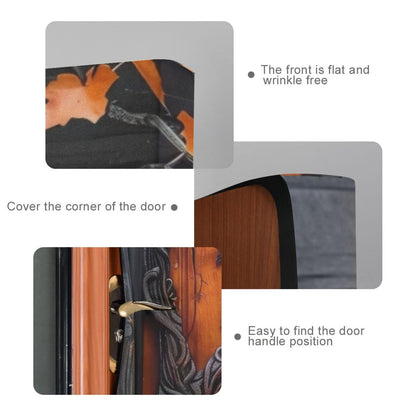 Burbuja Halloween Decoration - Stretch Fabric Backdrop Door Porch Covers for Home Party Holidays, 32x79 in