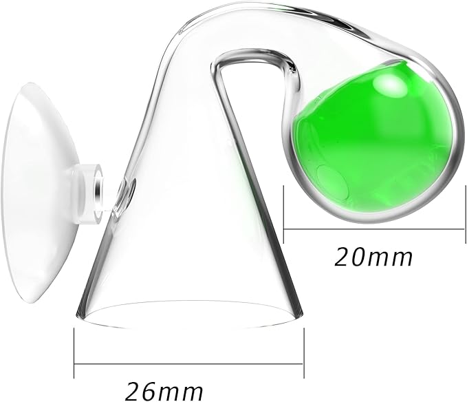 FZONE Aquatic CO2 Glass Drop Checker PH Momitor for Aquarium Plant Fish Tank Test CO2 Kit