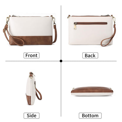 GAEKEAO Wristlet Wallet Clutch Purses For Women Small Crossbody Bag Cell Phone Wallet Purse Shoulder Handbag with Card Slots