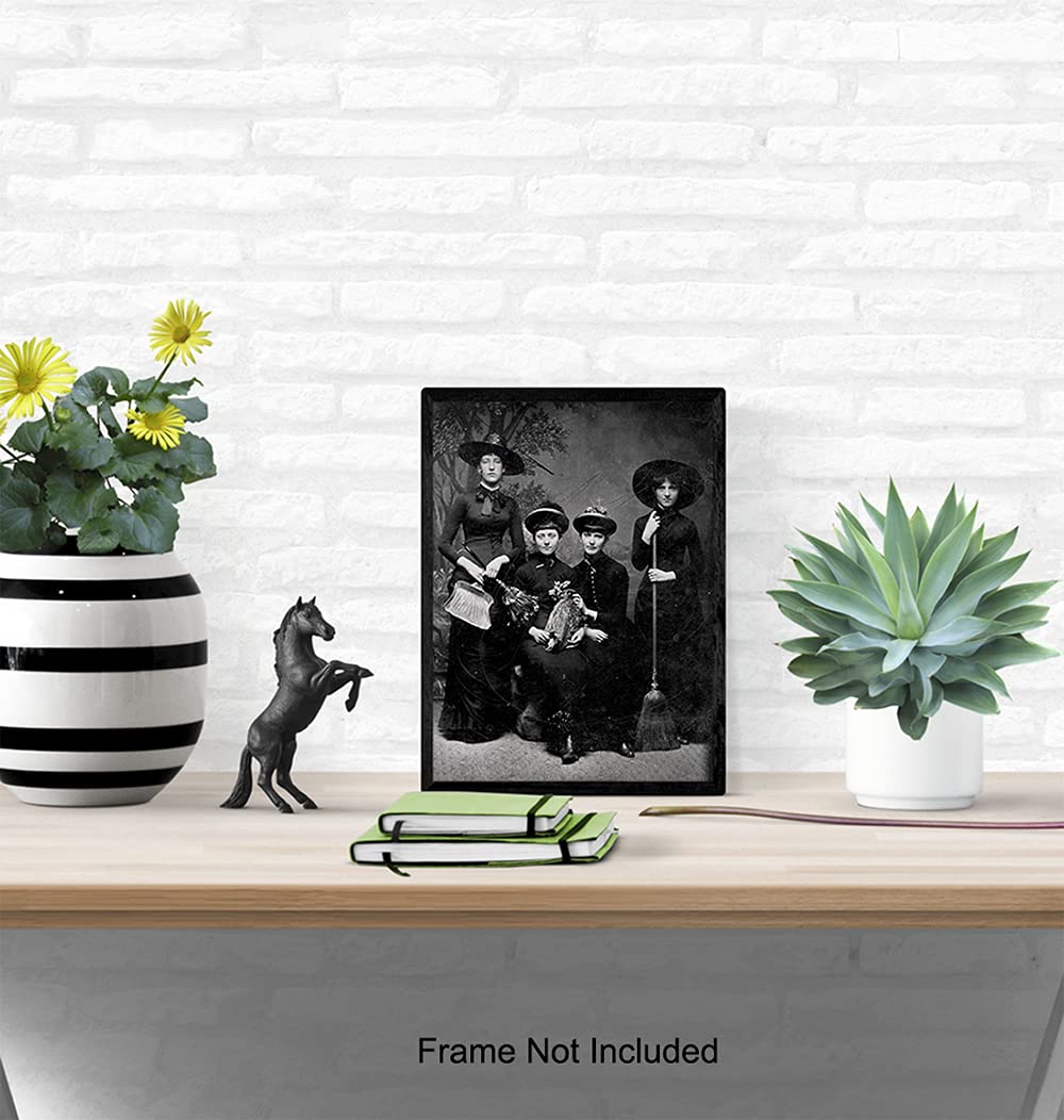 Victorian Witch Photography Gothic Wall Decor - Wiccan Pagan Art 8x10