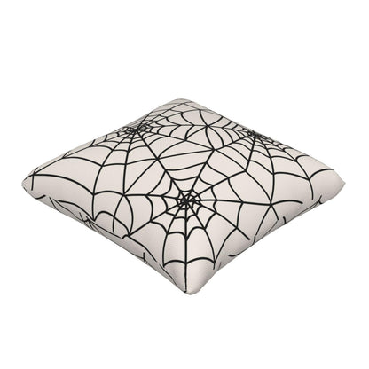 Wsunsal Halloween Pillow Covers 20x20 Inch Set of 2, White Spider Web Decor Throw Pillows Holiday Halloween Outdoor Decorative Pillows Square Linen Cushion Covers for Home Bed Couch Sofa