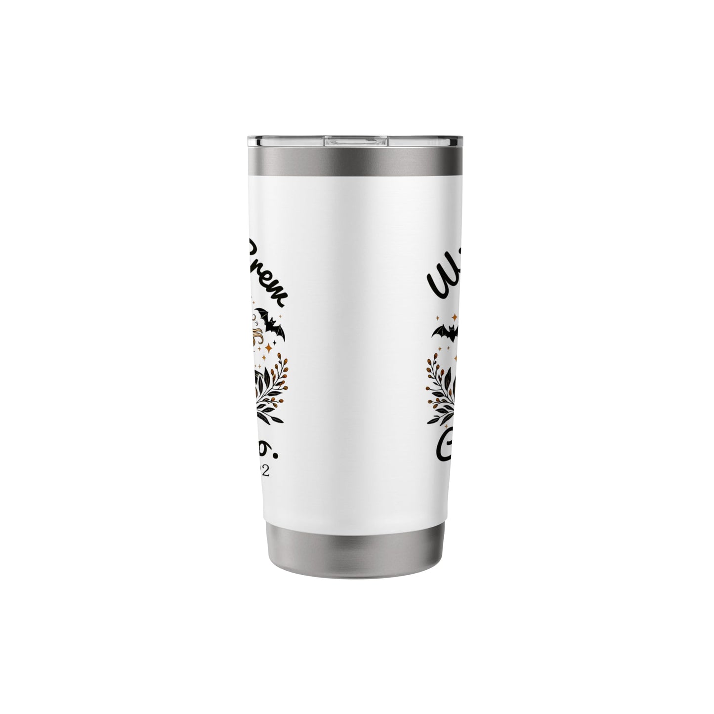 Halloween Witches Brew 20oz Travel Cup Bottle Spooky Coffee Stainless Steel Insulated Tumbler