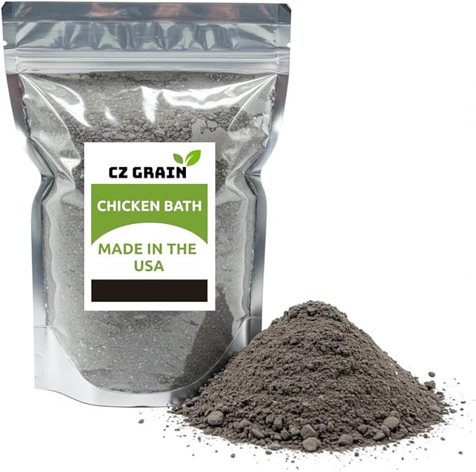 World’s Best Chicken Dust Bath – Natural Wood Ash, Sand & Fine Dust Blend – Safe for All Chickens (10 Pounds)