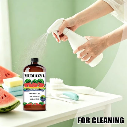 Watermelon Essential Oil, Watermelon Oil 16 Fl Oz 480ML for Diffuser Humidifier Yoga Cleaning DIY Candle Soap Making MUMAZYL Essential Oils