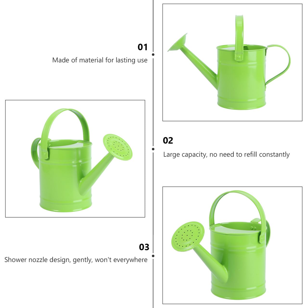 Toddmomy Kids Watering can Portable Garden Sprinkler Kettle for Indoor Outdoor Plants Lightweight Large Capacity Water Pot for Children Yard and Beach Play