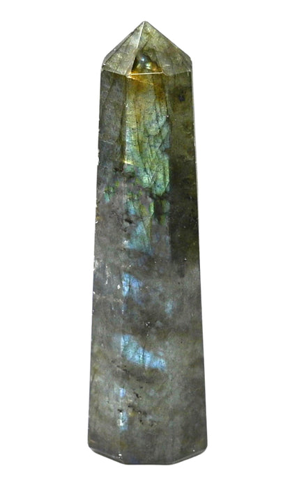Amazing Gemstone Labradorite Crystal Towers - Natural Healing Crystal Point Obelisk for Reiki Healing and Crystal Grid (2" to 3" INCH)
