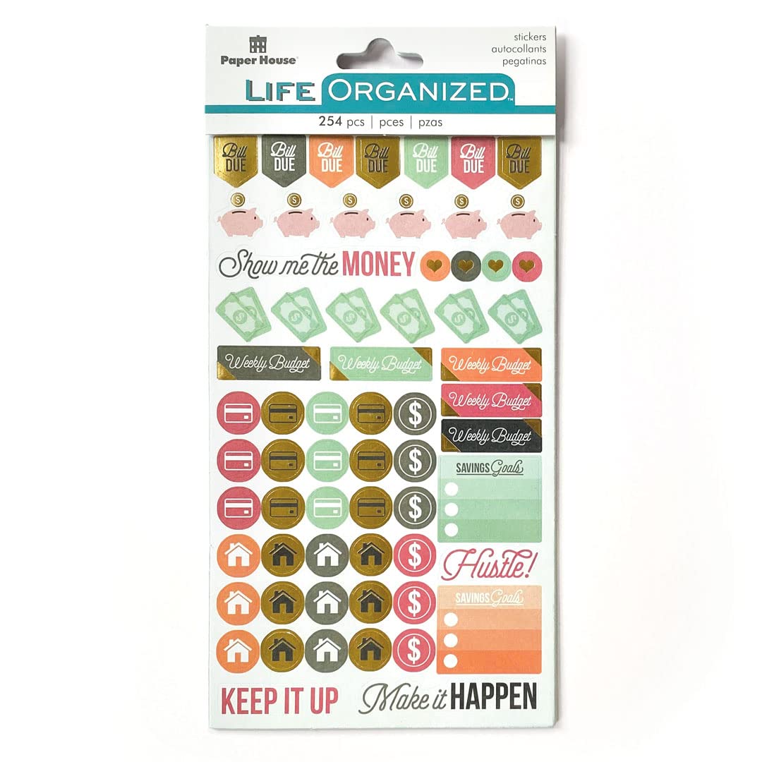 Paper House Productions STPL-0010 Stickers, 3-Pack, 3 Count