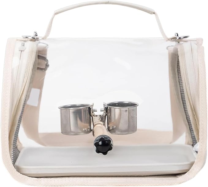 Bird Travel Cage | Bird Transport Backpack with Perch,Hiking Cockatiel Carrier - for Parrot Parakeet Cockatiel Conure Cockatoo Outdoor Travel Camping Road Trip Vacation