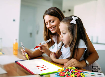 5 Pack Small White Board Dry Erase Board for Kids Portable 9"x12" Drawing Magnetic Mini Whiteboard White Board for Students Teachers School Supplies Lapboard Small Dry Erase Board for Kids & Erasers