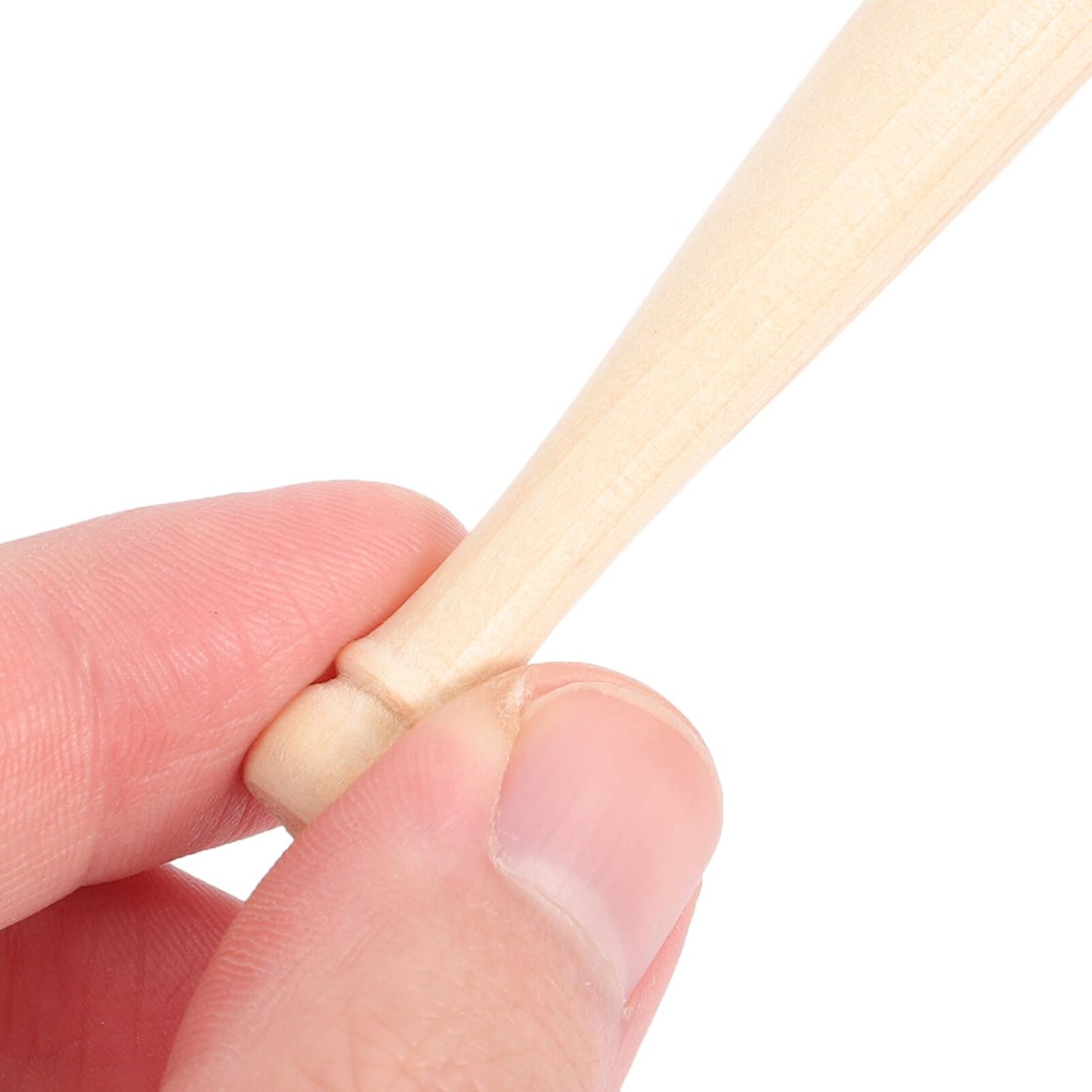 SHINEOFI 2 Sets Miniature Baseball Bats Gloves Kit Baseball Cake Topper Decoration Mini Sports Wooden Bat Leather Glove and Ball Set for Dollhouse Micro-Landscape Crafts Project Accessories, Khaki