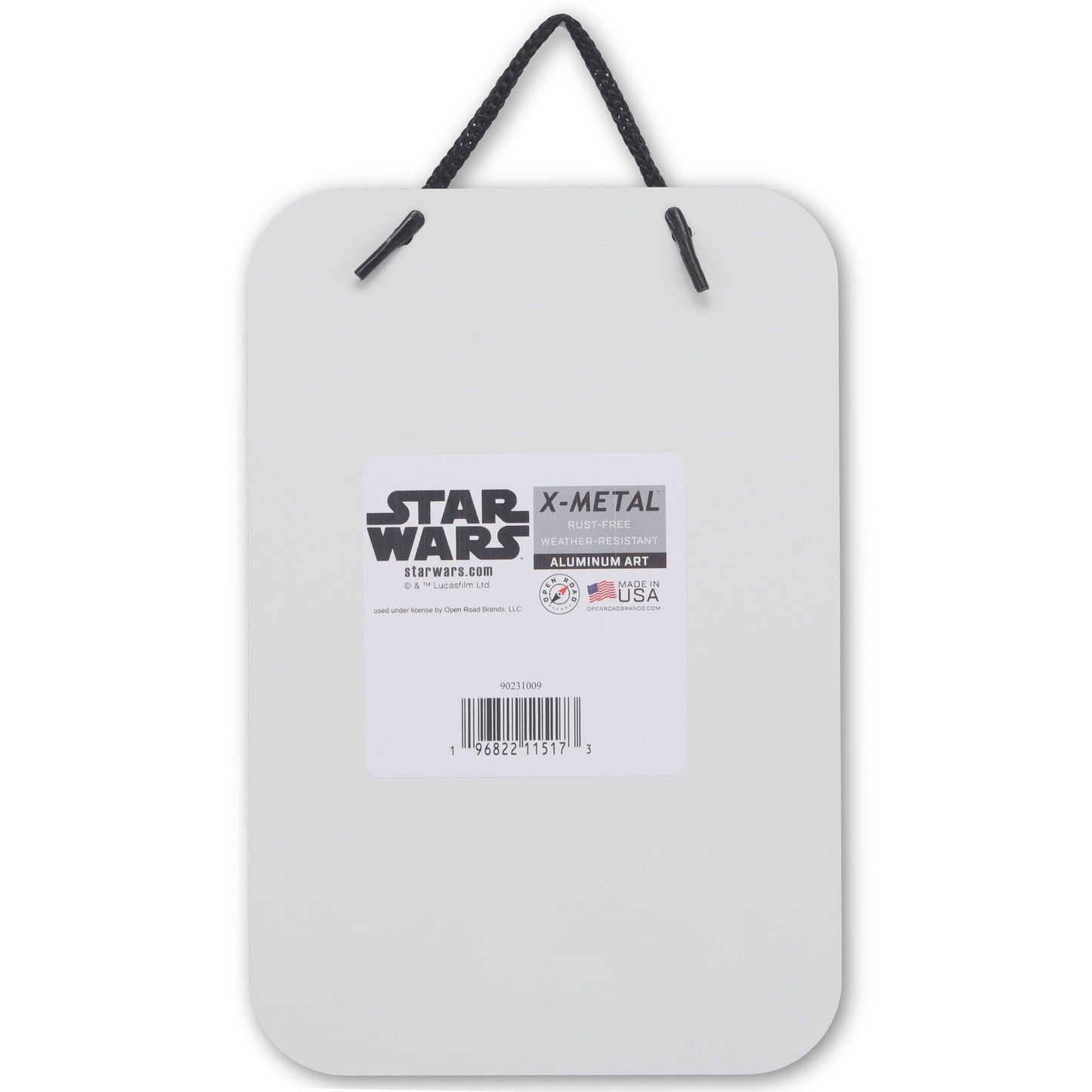 Disney Star Wars Darth Vader Ghoul-actic Empire Hanging Metal Sign - Fun Star Wars Halloween Decoration for Home