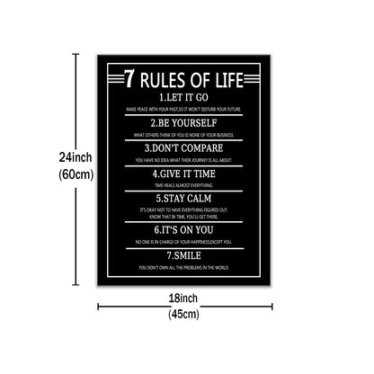 Motivational Canvas Wall Art Home Decor Inspirational Entrepreneur Quotes Poster Print Modern Positive Theme Painting Artwork for Teens Room Office Bedroom Wall Picture Ready to Hang [18''Wx24''H]