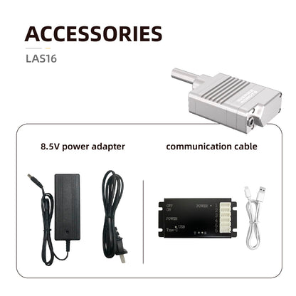 INSPIRE ROBOTS LAS High Precision Micro Linear Servo Actuator,Stroke 16mm,Force 7.9lbs(35N), Drive&Control Integrated| for Robotics,Industrial Automation,Biomedical Instrument,Education|LAS16-081D