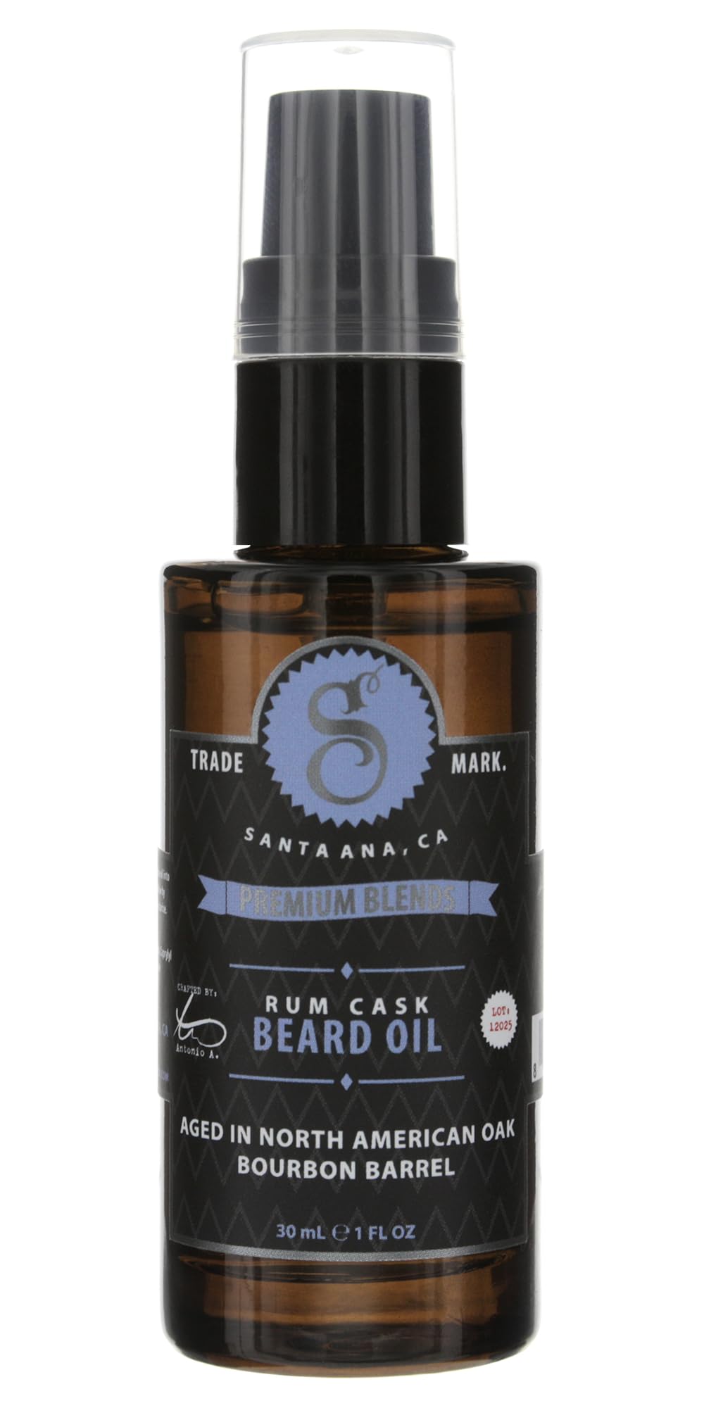 Suavecito Premium Blends Beard Oil - Leave-In Beard Conditioner For Softening Hair, Hydrating Skin, Eliminating Beard Dandruff, Healthy Beard Growth - 1 oz
