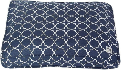 Molly Mutt Dog Crate Pad Cover, 100% Cotton Canvas Cover for Dog or Puppy Crate Bed, Durable, Washable, and Free of Harmful Chemicals, Pre-Shrunk, 42"x28"x2.5", Romeo & Juliet