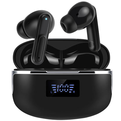 Real Time Language AI Translator Earbuds, Seamless 144 Language Translation with App Support for iOS and Android, Bluetooth 5.3 Connectivity - Audio Translator (Black)