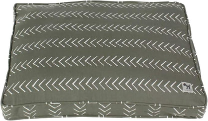 Molly Mutt Dog Crate Pad Cover, 100% Cotton Canvas Cover for Dog or Puppy Crate Bed, Durable, Washable, and Free of Harmful Chemicals, Pre-Shrunk, 24"x18"x2.5", Forever Young