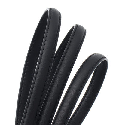 BAOKELAN Skinny Leather Belts for Women Knotted Thin Waist Belt for Dress Black