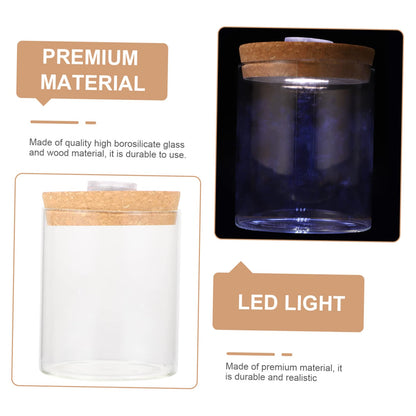 Ciieeo Cylinder High Borosilicate Glass Moss Plant Bottle Creative DIY Microlandscape Terrarium Holder for Indoor Decoration Mini Fish Tank