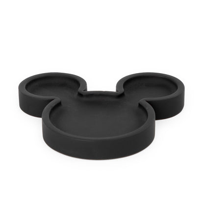 Jay Franco Disney Mickey Mouse Soap Dish - Black Resin Sponge Holder/Jewelry Dish - Bathroom Décor