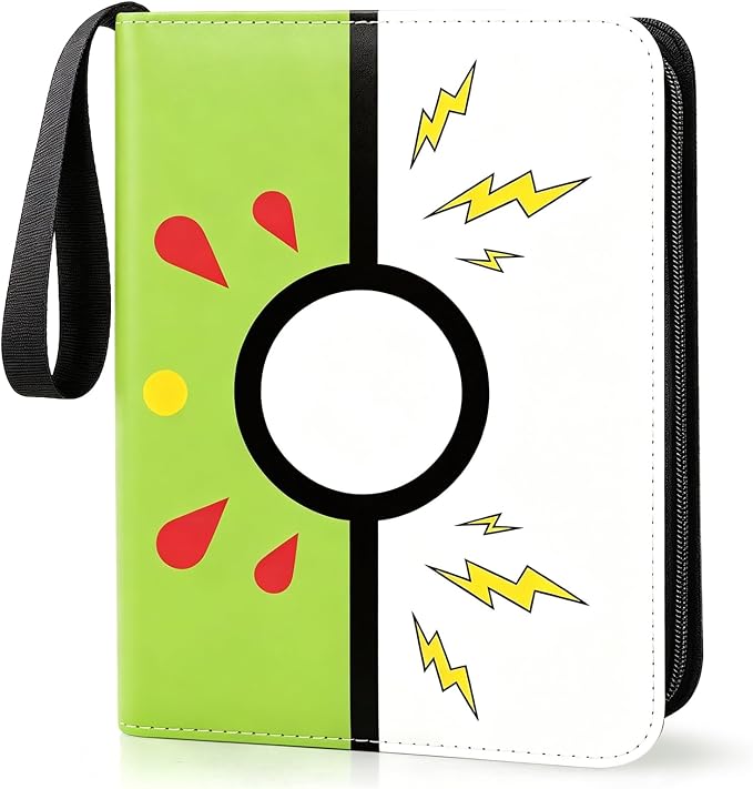 Collectible Trading Card Albums, 400 Card Holders with 50 Removable Sleeves, Portable 4 Pockets Collectible Trading Card Binder, PU Card Collection Binder for MTG, TCG, Sport Card, Game Cards