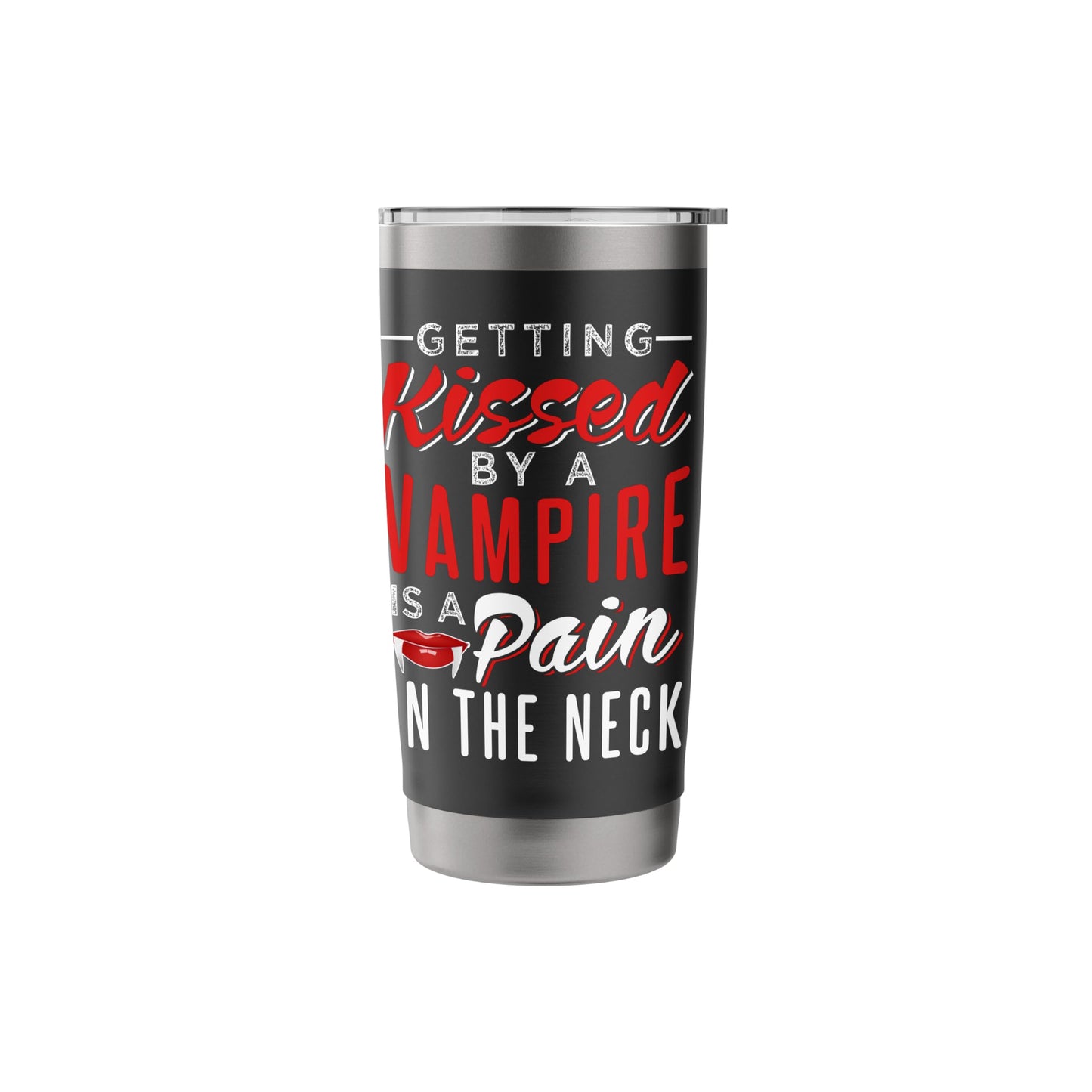 Horror Halloween Vampire Design For Women Stainless Steel Insulated Tumbler