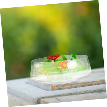 KESYOO Clear Glass Vase for Centerpieces Wide Mouth Fish Bowl for Succulents Moss Decorative Terrarium Jar for Home Decor Weddings