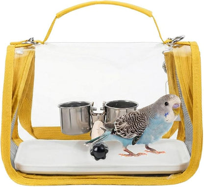 Bird Carrier,Transport Bag for Bird with Perch - Outdoor Cockatiel Bag | for Parrot Parakeet Cockatiel Conure Cockatoo Outdoor Travel Camping Road Trip Vacation