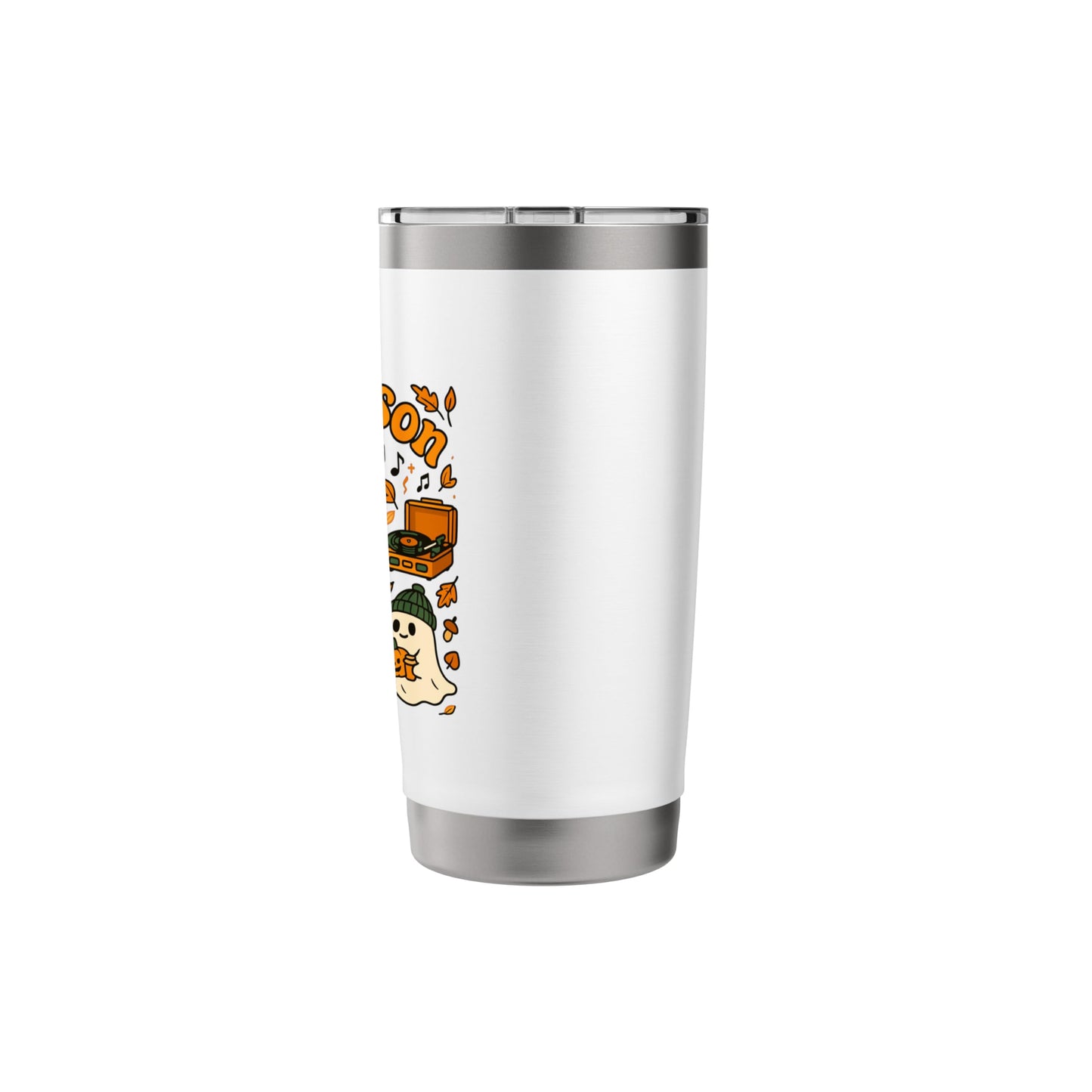 Halloween Cat Fall Cozy Season Stainless Steel Insulated Tumbler