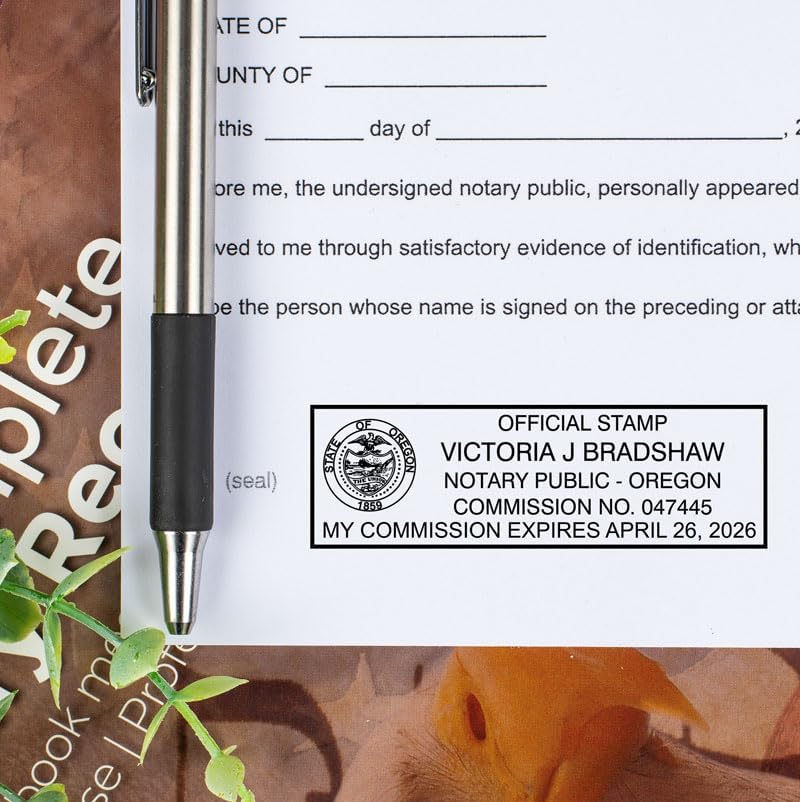 California Rectangular Notary Stamp | Official State Notary Stamp | Official Seals | Meets State Specifications (California, Rectangular Stamp)