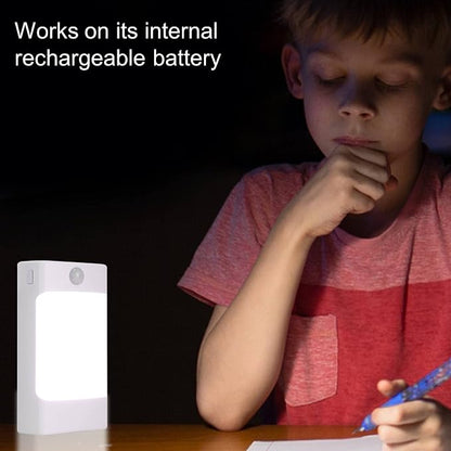 4-in-1 LED Night Light Emergency Backup Light, Motion Sensor, Dusk-to-Dawn Sensor, Rechargeable Battery Operated 5000K Daylight White, LED Flash Light for Home, Power Failure, Hurricane