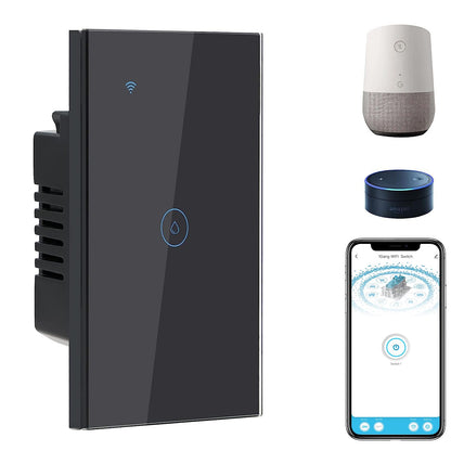 BSEED Smart Light Switch,1 Gang WiFi Touch Switch with Smart Life APP Control and Timing Function,Black Single Pole Switches Work with Amazon Alexa,Google Assistant -(3 Way) Multi-Control Association