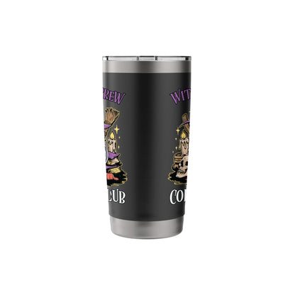 Halloween 20oz Travel Cup Bottle Spooky Witches Brew Coffee Stainless Steel Insulated Tumbler