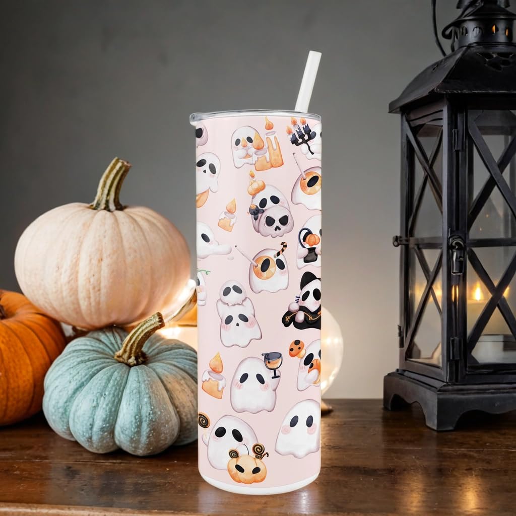 Hogg 20 oz Halloween Travel Mug, Ghost Tumbler, 20 oz Insulated Stainless Steel Halloween Coffee Tumbler, Spooky Season Decor, Spooky Cups, Witchy Stuff, Fall Decorations