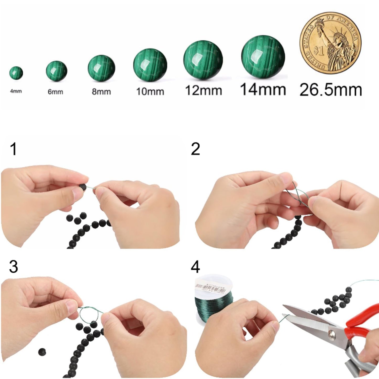 Marine Blue Jade Marrow Stone Beads for Jewelry Making DIY Bracelet Necklace Jewelry Making 1 Strand 15.5inch 35PCS 10MM