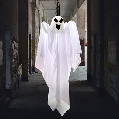 JOYIN 3 PCS Halloween Party Decorations 27.5" Hanging Ghosts, Cute Flying Ghosts for Front Yard Patio Lawn Garden Party Décor and Holiday Decorations