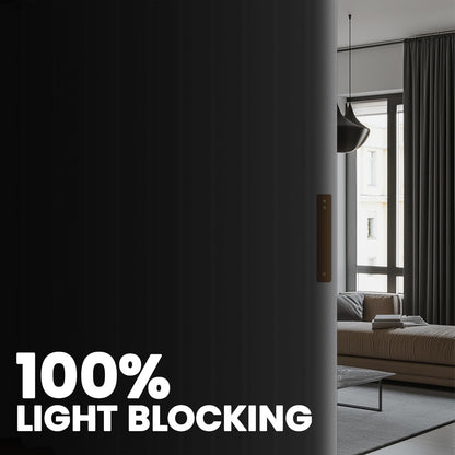 100% Blackout Room Divider Curtains Screen Partitions, Blackout Sound Reducing Divider Room Panel for Doorway Glass Window Sliding Door Patio(White, W100 x L84, 1 Pack)