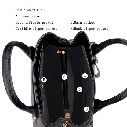 Jeniulet Purses and Handbags for Women Fashion Ladies PU Leather Top Handle Satchel Shoulder Tote Bags