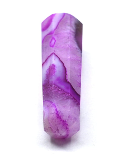 Amazing Gemstone Pink Agate Crystal Towers - Natural Healing Crystal Point Obelisk for Reiki Healing and Crystal Grid (3" to 4" INCH)