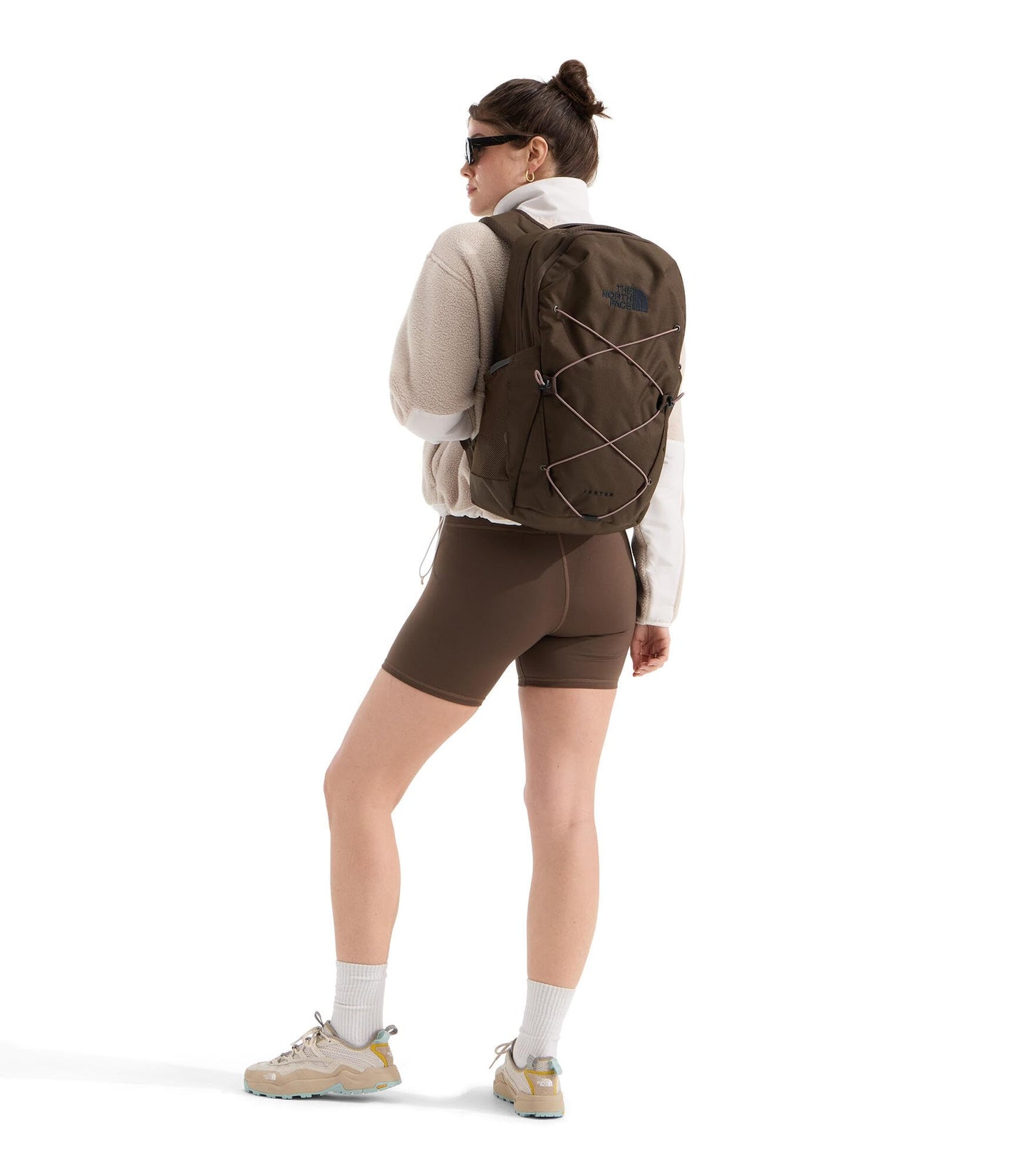 The North Face Jester Everyday Laptop Backpack - Commuter Daypack, Water Repellent, Laptop Sleeve, Dark Chestnut/Garnet, One Size