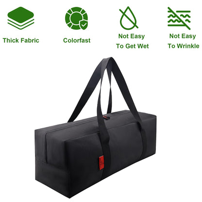 Cover Geny 24" Grill Tool Organizer, BBQ Tool Storage Bag - Heavy-Duty Storage Bag Waterproof 600D Oxford, Folding Design Gift for Camping, Tailgates, Outdoor BBQ Parties (24" Lx8 Wx8 H)