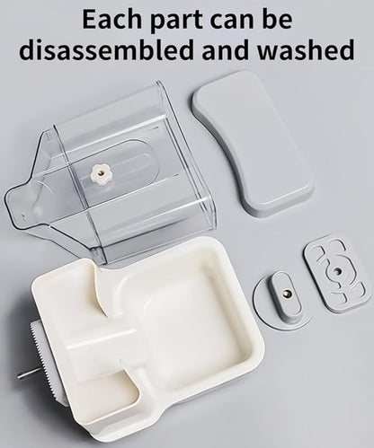 Automatic Bird Feeder, Slide Down Design, No Mess, Suitable for All Birds, Removable Tray for Easy Cleaning