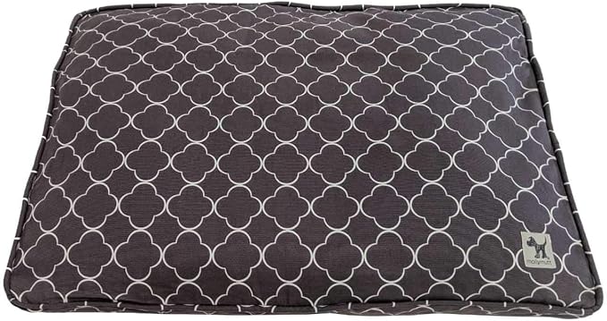 Molly Mutt Dog Crate Pad Cover, 100% Cotton Canvas Cover for Dog or Puppy Crate Bed, Durable, Washable, and Free of Harmful Chemicals, Pre-Shrunk, 54"x37"x2.5", Clark Gable