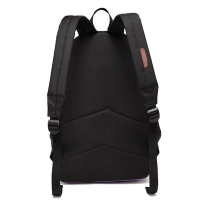 VASCHY Backpack for Teen Girls, Unisex Classic Water Resistant School Backpack Fits 15Inch Laptop (Black Purple)