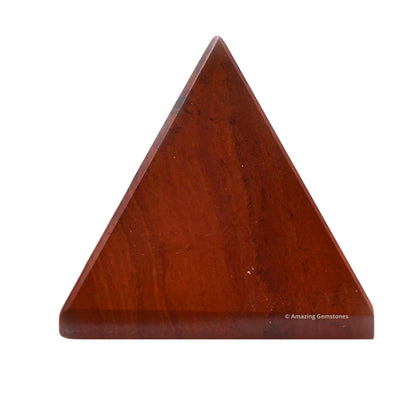 Amazing Gemstone Red Jasper Pyramid Crystal Healing Stones - 1" Great Pyramid Figurine of Natural Stone Pyramid for Meditation, Reiki, Chakra Balancing and Crystal Pyramids Grid